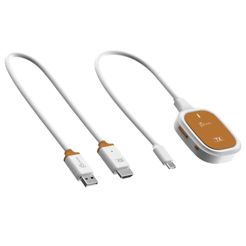 j5create JVAW61-N ScreenCast FHD USB-C Wireless Display Extender JVWAW61-N, 4712795089110