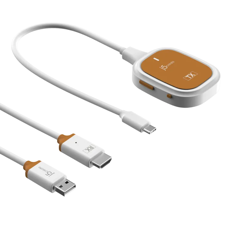j5create JVAW61-N ScreenCast FHD USB-C Wireless Display Extender JVWAW61-N, 4712795089110