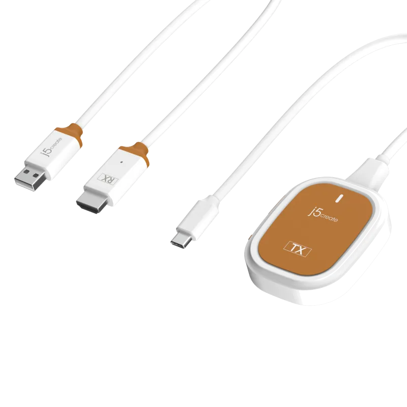 j5create JVAW61-N ScreenCast FHD USB-C Wireless Display Extender JVWAW61-N, 4712795089110