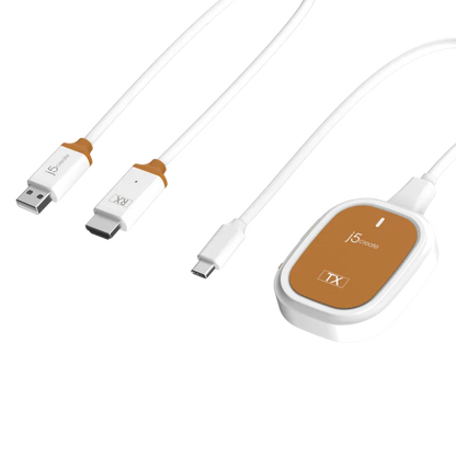 j5create JVAW61-N ScreenCast FHD USB-C Wireless Display Extender JVWAW61-N, 4712795089110