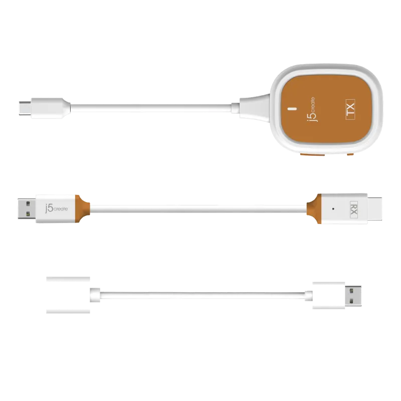 j5create JVAW61-N ScreenCast FHD USB-C Wireless Display Extender JVWAW61-N, 4712795089110