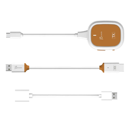 j5create JVAW61-N ScreenCast FHD USB-C Wireless Display Extender JVWAW61-N, 4712795089110