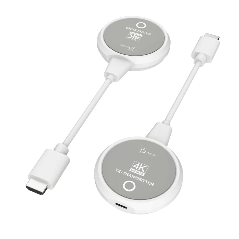 j5create JVAW75-N JVAW75-N ScreenCast 4K Wireless Display HDMI Extender, 4712795087321