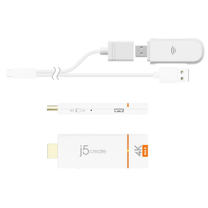 j5create JVAW76MAX-N ScreenCast 4K Max Wireless Display Adapter JVAW76MAX-N, 4712795089455