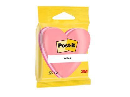 3M SD-013501 Post-it Cub notițe adezive 70x70 mm formă INIMA 225 file