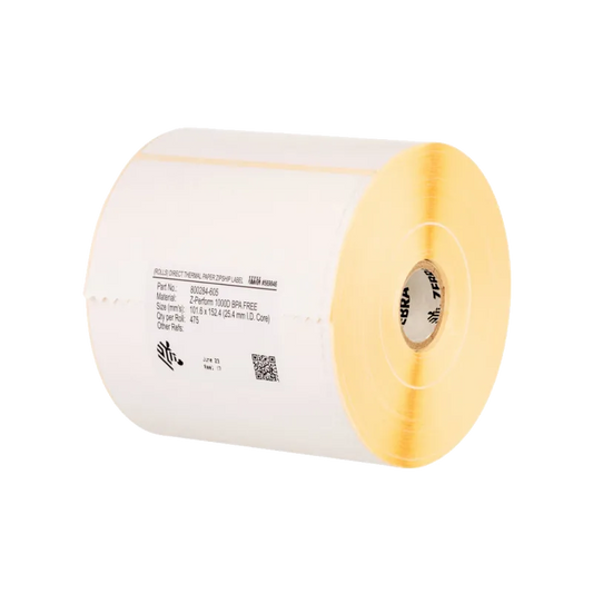 ZEBRA 880007-025D Z-Perform 1000T Label, Paper, 51x25mm; Thermal Transfer, Uncoated, Permanent, 5656565656562
