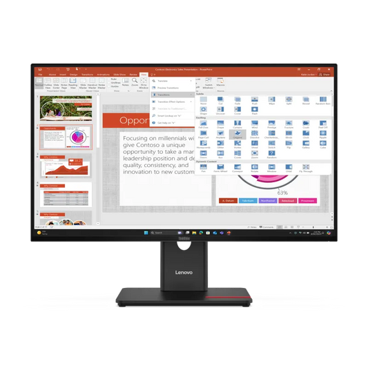 Lenovo 64A5MAT6EU ThinkVision T27-40, 27inch, 1920 x 1080 Pixel, Full HD, LED, 6 ms, Negru, 198155815652