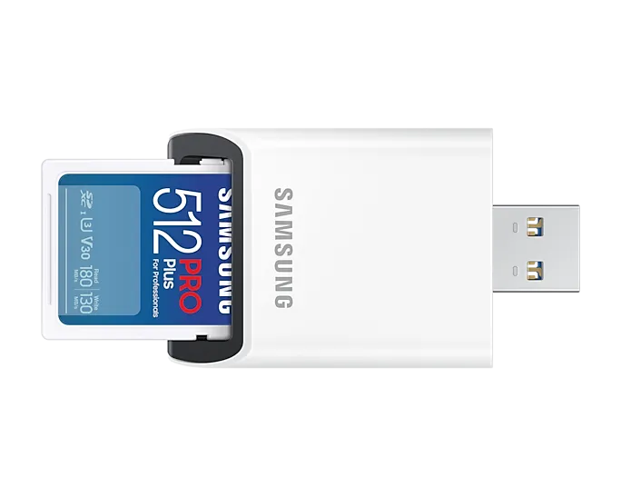 Samsung MB-SD512SB/WW Card memorie SAMSUNG PRO Plus Reader SDXC Card 512GB, 8806094788006