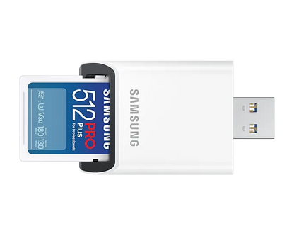 Samsung MB-SD512SB/WW Card memorie SAMSUNG PRO Plus Reader SDXC Card 512GB, 8806094788006
