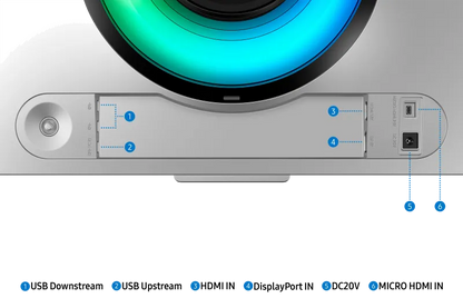 Samsung LS49CG950SUXDU Monitor 49inch curbat 1800R (124cm) 32:9 OLED 5120x1440px 240Hz, 8806094973563