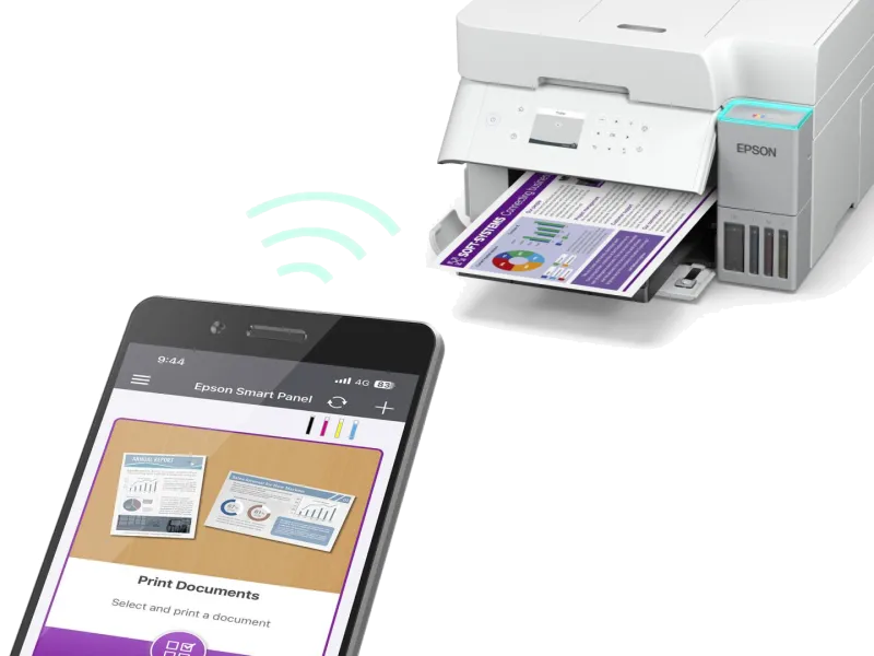 Epson C11CL43404 Multifunctional inkjet color EcoTank L6370, dimensiune A4, wireless, ADF, alb, 8715946733517