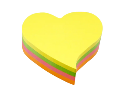 Info Notes 2623 Info Notes Cub notițe adezive 70 x 70 mm formă inima 200 file 4044355787007