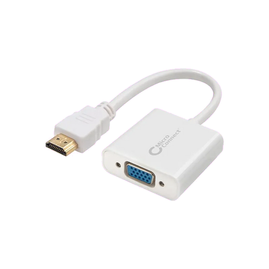 MicroConnect HDMVGA1 Adaptor HDMI (Tata) la VGA (Mama) fara suport audio 0.15m FullHD 1920*1080p@60Hz, 5711045316579