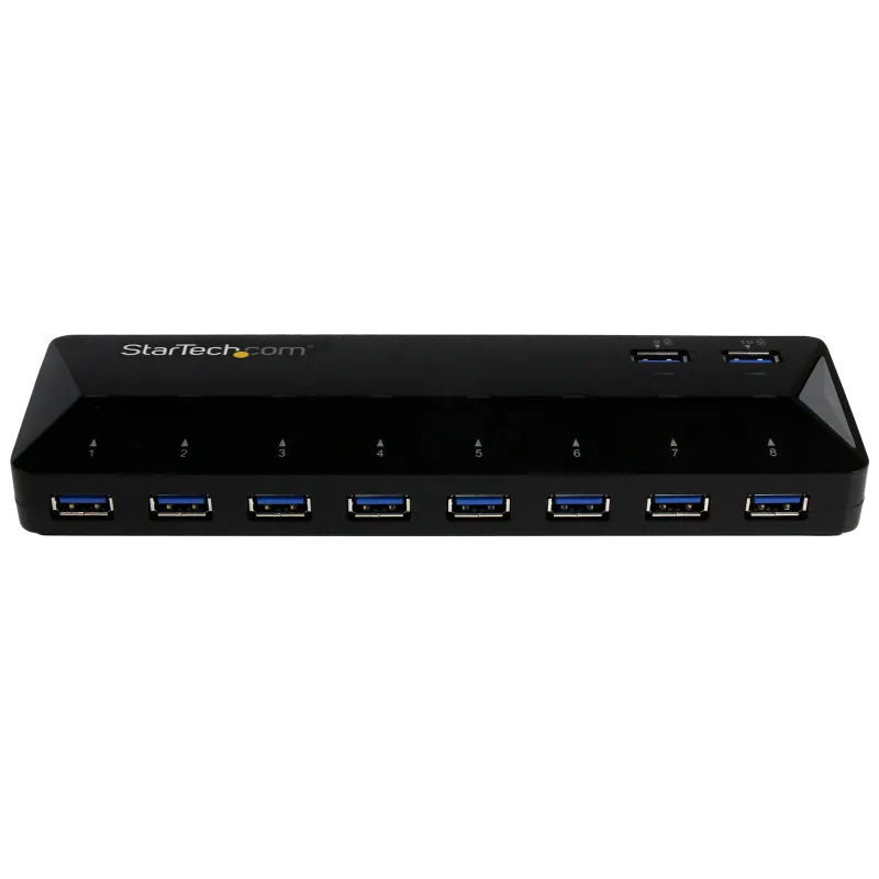 StarTech ST103008U2C HUB USB 10 Porturi 10x USB-A, USB 3.2 5Gbps, Alimentator 48W inclus