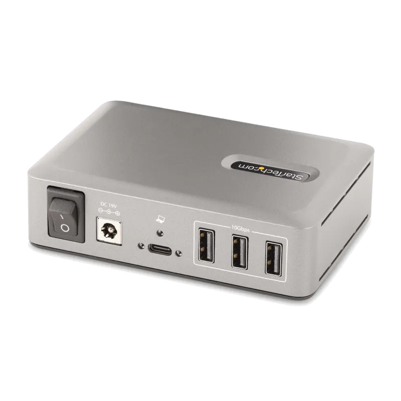 StarTech 10G8A2CS-USB-C-HUB USB 10 Porturi 8x USB-A + 2x USB-C, USB 3.1 10Gbps, Alimentator 65W inclus
