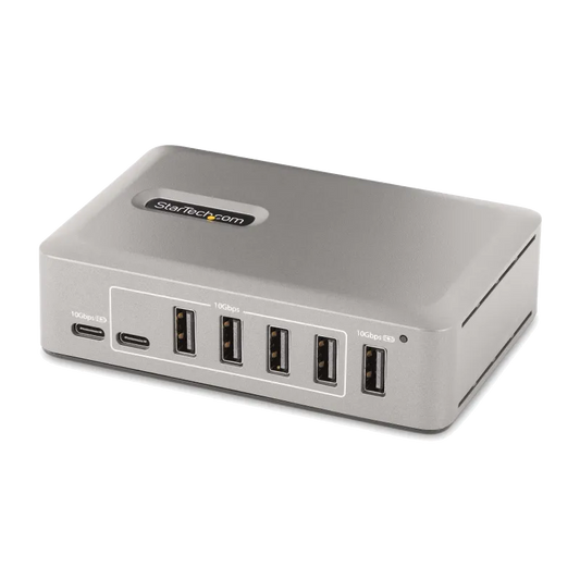 StarTech 10G8A2CS-USB-C-HUB USB 10 Porturi 8x USB-A + 2x USB-C, USB 3.1 10Gbps, Alimentator 65W inclus