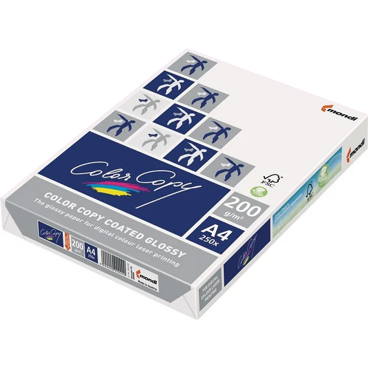 Mondi CLCG200/A4 Color Copy carton A4 lucios pentru print laser 200g 250 coli/top