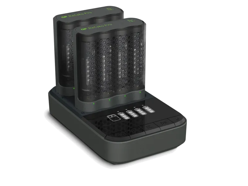 GP Batteries 202244 ReCyko Pro-Charger Dock incarcator baterii AA si AAA, 4891199204043