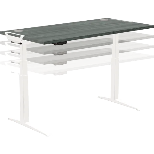 Fellowes 9747001 Levado Baza pentru birou ajustabil pe inaltime ALB