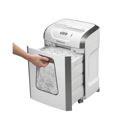 Fellowes 100017466 Distrugator documente particule 4x40mm 15 coli P-4 cos 19l 2