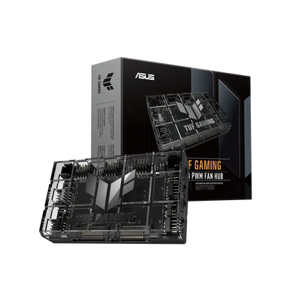 Asus 90DA00C0-B09000 TUF Gaming ARGB PWM Fan Hub, 4711387509777