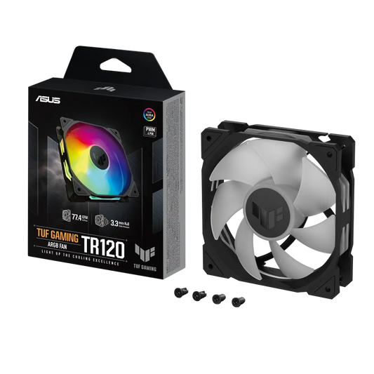 Asus 90DA0090-B09000 Cooler carcasa Asus TUF Gaming TF120 ARGB Black, 4711387297261