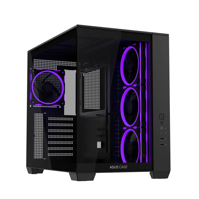 Asus 90DC00S0-B19000 Carcasa PC A32 PLUS TG ARGB negru, 4711387849835