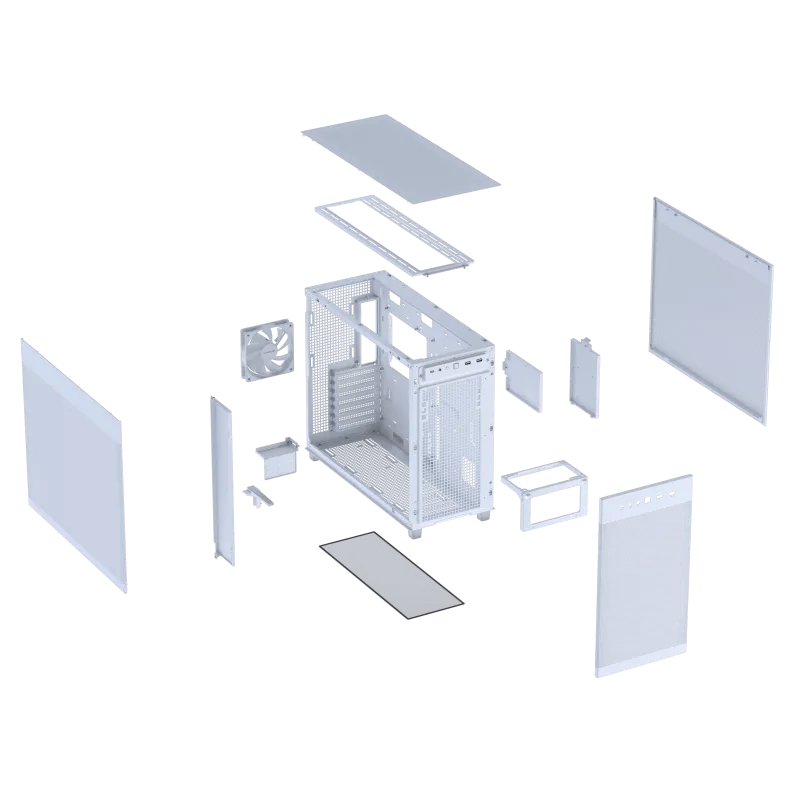 Asus 90DC00V3-B39000 Carcasa Asus PRIME AP303 MESH WHITE, 4711636165150