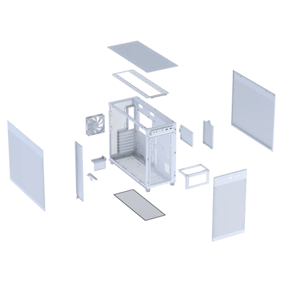 Asus 90DC00V3-B39000 Carcasa Asus PRIME AP303 MESH WHITE, 4711636165150