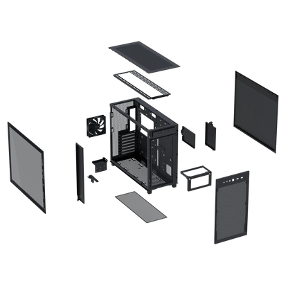 Asus 90DC00V0-B39010 Carcasa Asus PRIME AP303 negru TG, 4711636165068