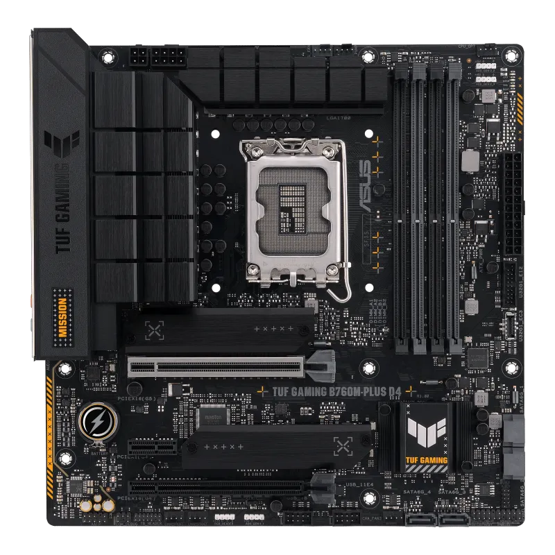 Asus 90MB1DI0-M1EAY0 Placa de baza TUF Gaming B760M-PLUS D4 Intel LGA1700, 4711387005316