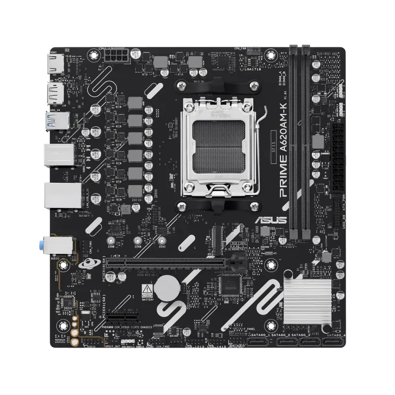Asus 90MB1GX0-M0EAY0 Placa de baza PRIME A620AM-K Socket AM5, 4711636227971