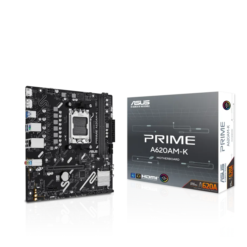 Asus 90MB1GX0-M0EAY0 Placa de baza PRIME A620AM-K Socket AM5, 4711636227971