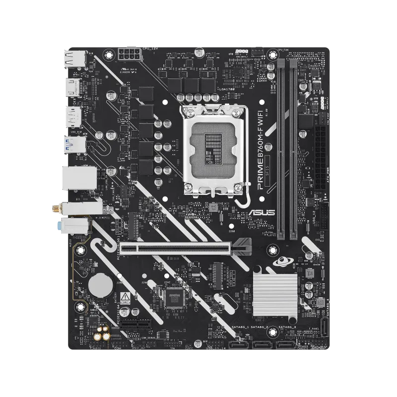 Asus 90MB1N00-M0EAY0 Placa de baza PRIME B760M-F WiFi socket LGA1700, 4711636182232