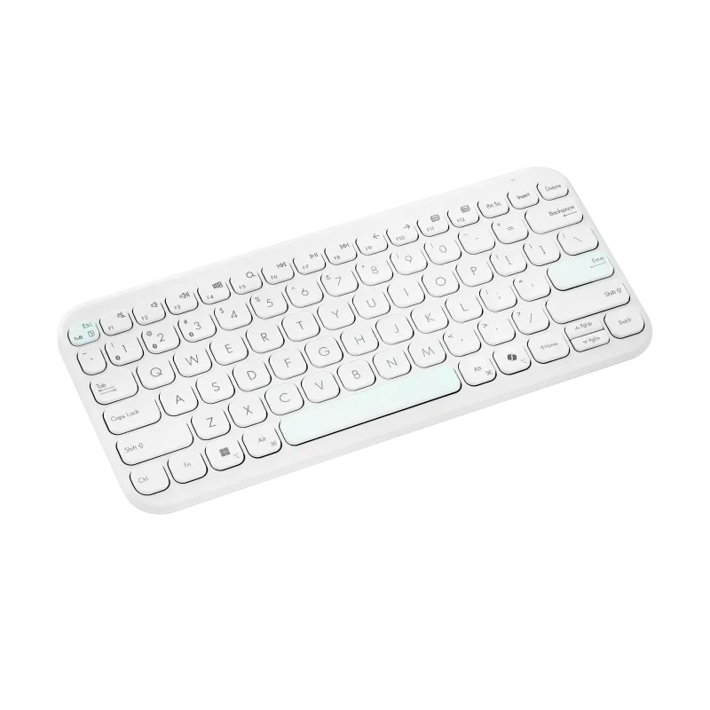 Asus 90XB0880-BKB4F0 Tastatura wireless Bluetooth 5.0 KW100 BT Marshmallow alb, 4711387823088