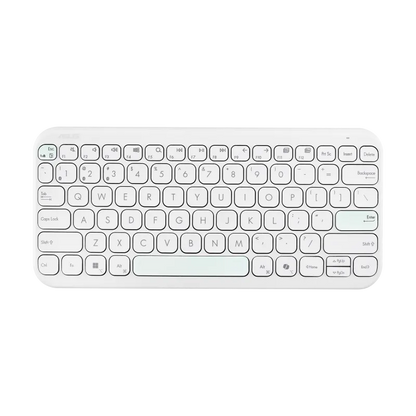 Asus 90XB0880-BKB4F0 Tastatura wireless Bluetooth 5.0 KW100 BT Marshmallow alb, 4711387823088