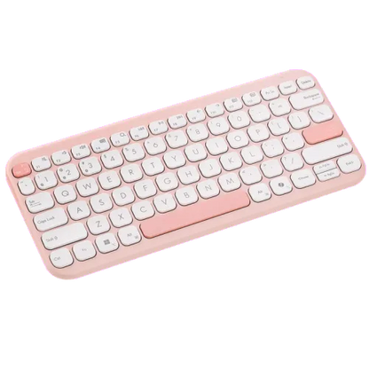 Asus 90XB0880-BKB4G0 Tastatura wireless Bluetooth 5.0 KW100 Marshmallow roz, 4711387823095
