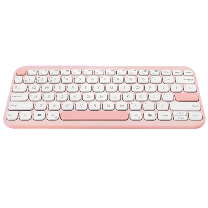 Asus 90XB0880-BKB4G0 Tastatura wireless Bluetooth 5.0 KW100 Marshmallow roz, 4711387823095