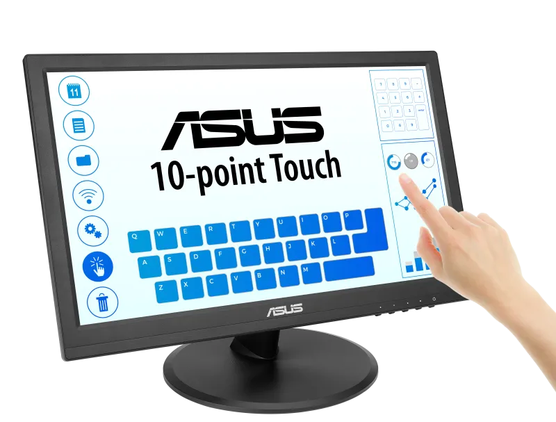 Asus VT169HE Monitor 15.6inch touchscreen VT169HE, 4711387406090