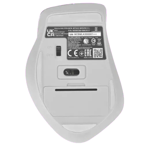 Asus 90XB0280-BMU0L0 Mouse wireless optic 1600dpi WT425 argintiu, 4711387970157