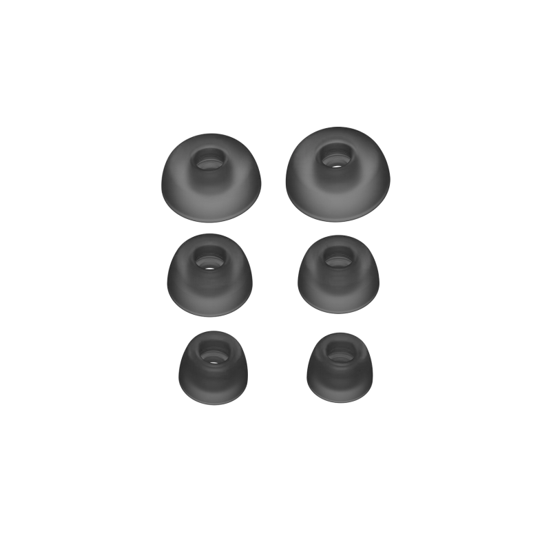 Jabra 100-62974000-00 Eargels Evolve2 Buds, 3 perechi (S,M,L), Negru, 5707055053580