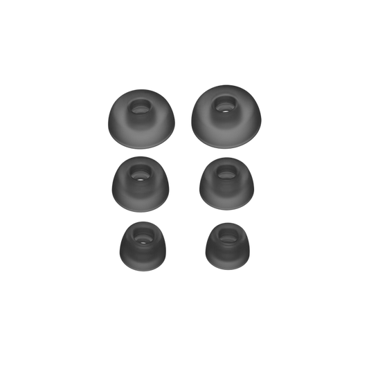 Jabra 100-62974000-00 Eargels Evolve2 Buds, 3 perechi (S,M,L), Negru, 5707055053580