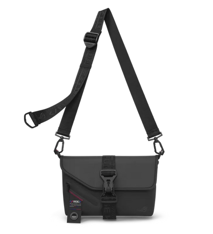 Asus 90XB08R0-BME000 ROG SLASH Sling Bag 2.0 Geanta de umar cu Fermoar Poliester negru 290x60x202mm