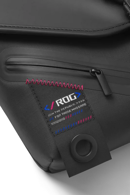 Asus 90XB08R0-BME000 ROG SLASH Sling Bag 2.0 Geanta de umar cu Fermoar Poliester negru 290x60x202mm