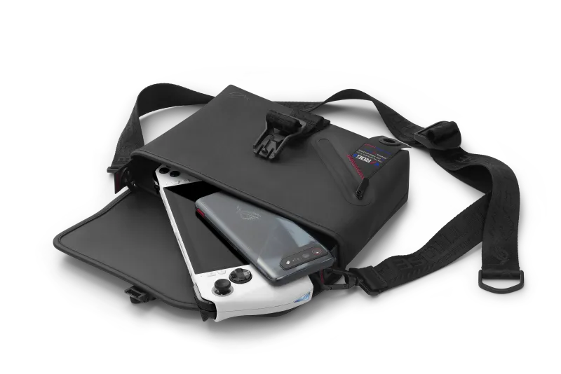 Asus 90XB08R0-BME000 ROG SLASH Sling Bag 2.0 Geanta de umar cu Fermoar Poliester negru 290x60x202mm