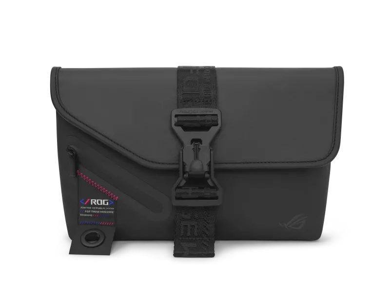 Asus 90XB08R0-BME000 ROG SLASH Sling Bag 2.0 Geanta de umar cu Fermoar Poliester negru 290x60x202mm