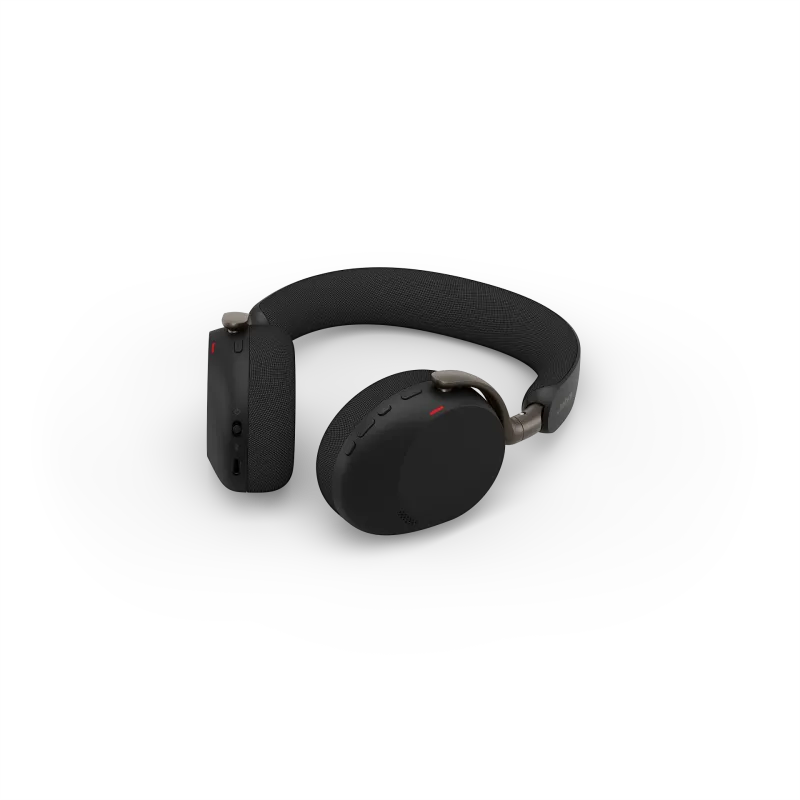 Jabra 37599-999-899 Casca EVOLVE3 75 MS fara fir, Binaural, On-Ear, USB-C via Link 390c, Black, 5706991035094