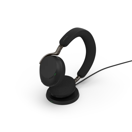 Jabra 37599-989-989 Casca EVOLVE3 75 UC fara fir, Stand incarcare Binaural, On-Ear, USB-A via Link 3, 5706991035056