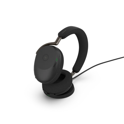 Jabra 38599-989-889 Casca EVOLVE3 75 UC fara fir, Stand incarcare Binaural, On-Ear, USB-C, 5706991034400