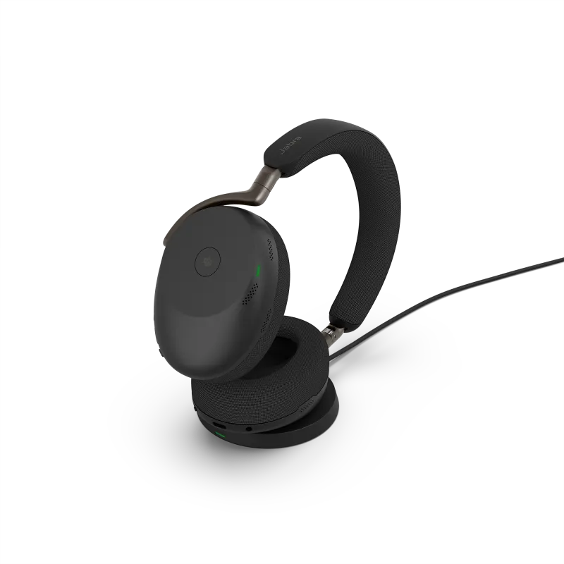 Jabra 38599-989-989 Casca EVOLVE3 75 UC fara fir, Stand incarcare Binaural, On-Ear, USB-A, 5706991034417